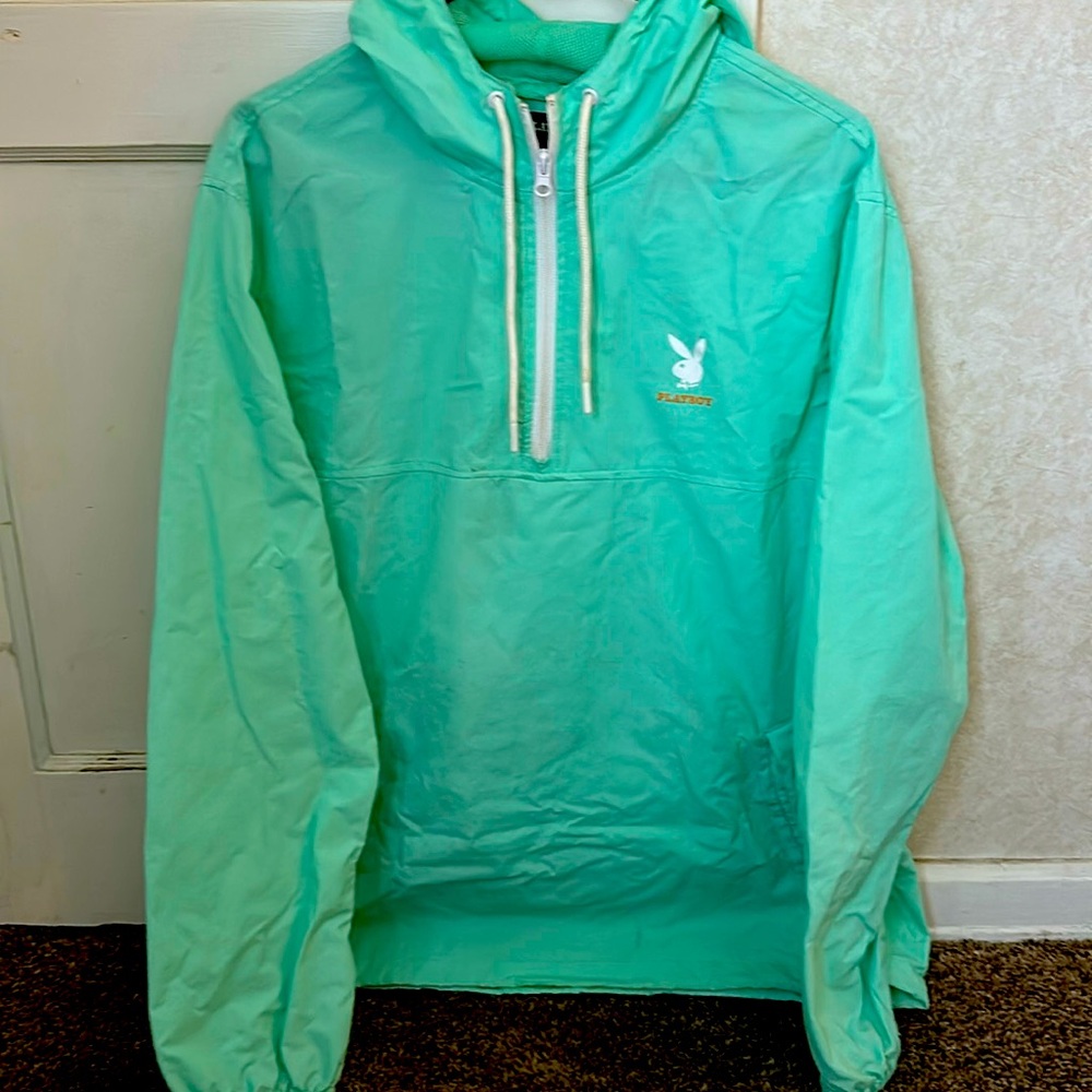 Playboy windbreaker teal